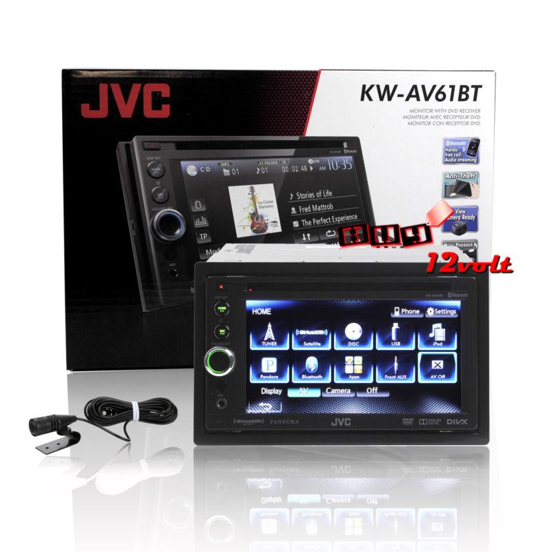 Jvc kw-av61bt in-dash 6.1" lcd dvd/cd receiver with am/fm tuner bluetooth