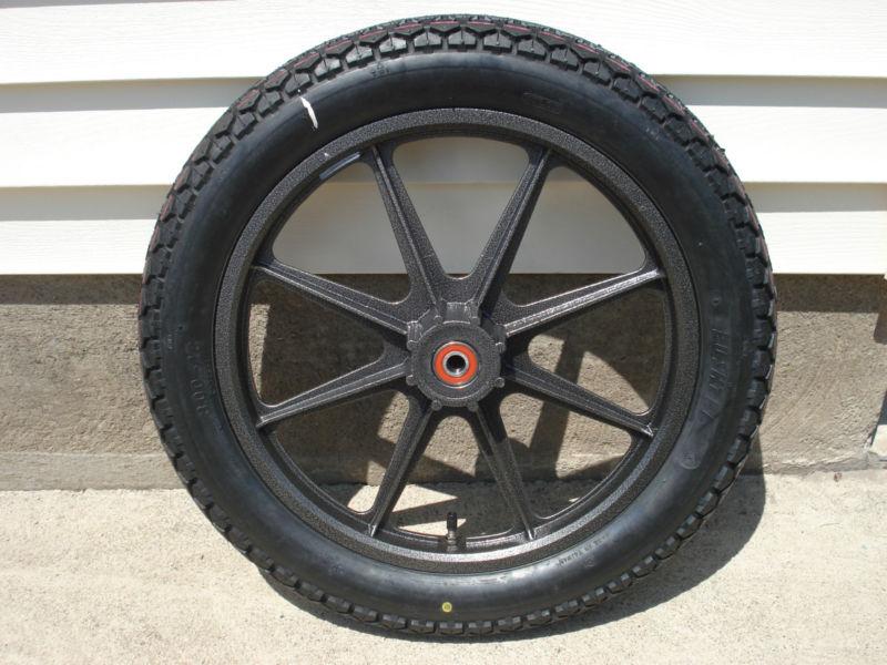 Bushtec trailer spare powder coated wheel and tire 3.00-16  ---new---