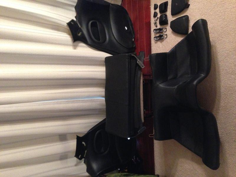 Jdm mazda rx-7 fd3s leather rear seat 13btt 13b turbo