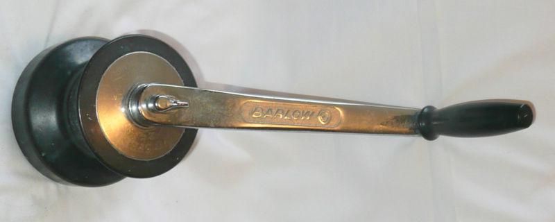  lewmar 25 two speed winch with barlow handle as is 