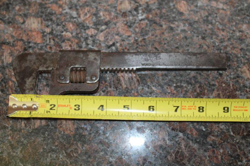 Vintage 1922 wakefield wizard no. 9 adjustable 9" monkey wrench crescent wrench