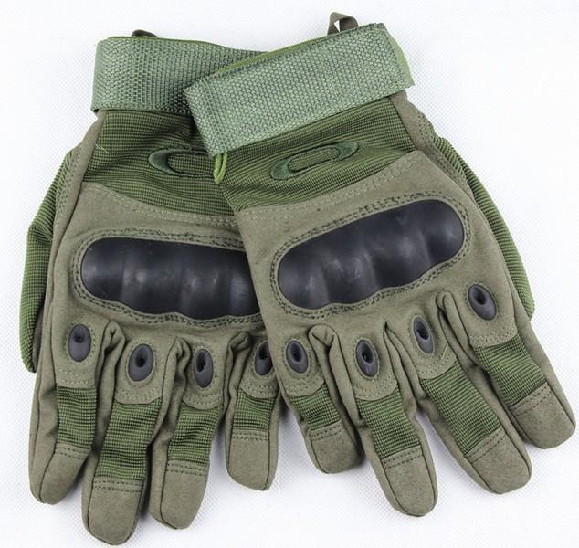 Outdoor sports military tactical gloves ergonomic full finger army green..