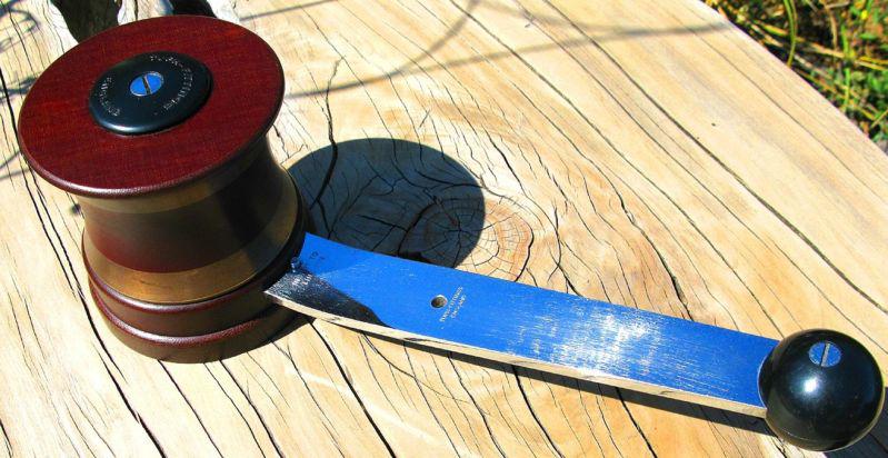 Tuph-fittings of england sailboat winch --  bronze & tufnol  un-used 4.5" dia.