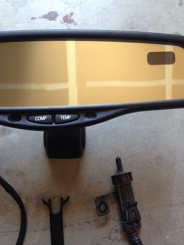 Gentex Temp Compass Auto Dim Gntx-177 Single Display Rear View Mirror, US $24.99, image 2
