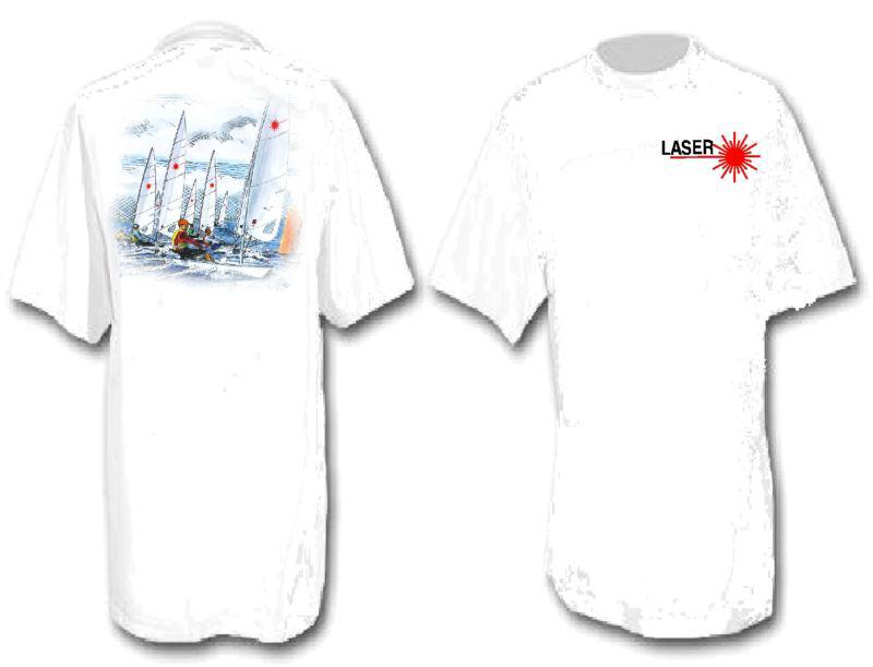 Laser Sailboat T-Shirt, US $14.99, image 2