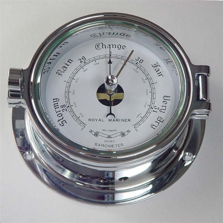Barometer - polished chrome **new**