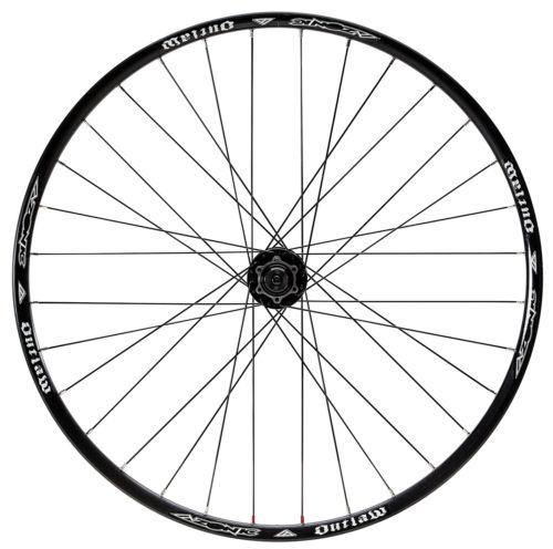 Oneal-mx/azonic outlaw 29er wheelset 26-inch rims(front&rear wheels),black,135mm