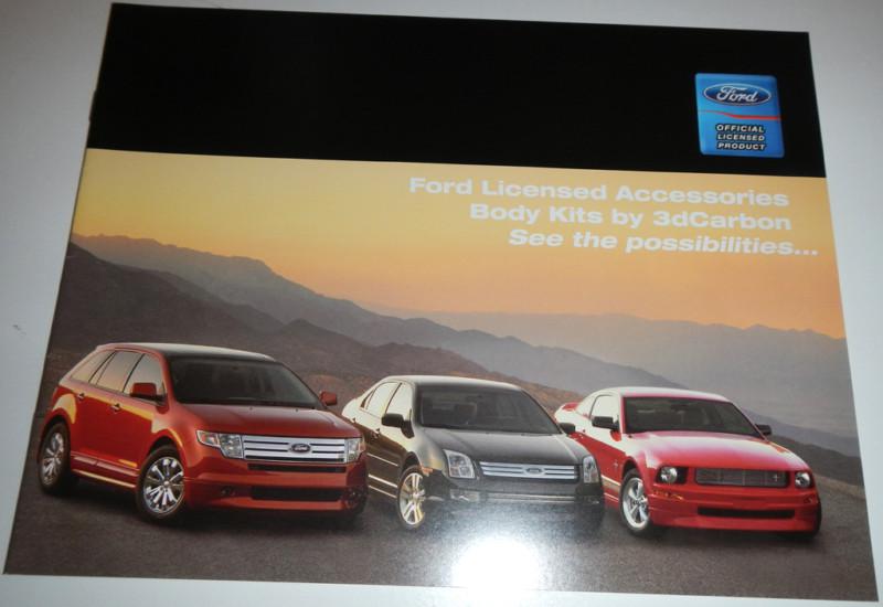 Sell 2007 2008 FORD ACCESSORIES BODY KITS BY 3DCARBON BROCHURE ft