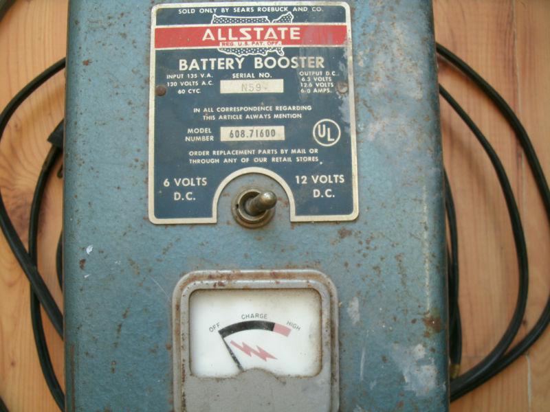 Vintage Sears Roebuck and Co. Allstate Battery Booster 608.71600-Model N59, US $39.99, image 2