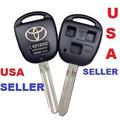 99 1999 toyota land cruiser remote key blank shell 3 buttons casing