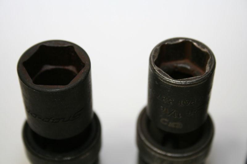 Snap On Swivel impact socket lot of 5 1/2 inch drive Used engraved IPL series, US $79.99, image 2