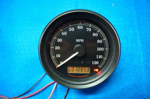 Genuine harley sportster 48 iron 883 72 xl 4" speedometer 2004-2013 12853 miles