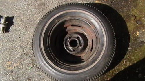 Vintage 48 year old gulf crown f78-14 whitewall tire was on 1969 ford fairlane
