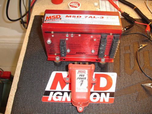 Msd 7al-3 ignition,#7230+ pro power coil ..tested,guaranteed to work!