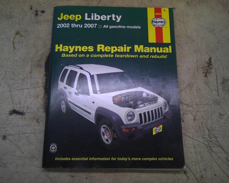 Hayes 2002 - 07 jeep liberty repair manual 