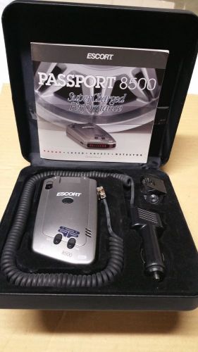 Passport #8500 radar laser safety detector complete original owner