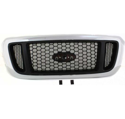 New Grille Assembly Grill Argent shell dark gray insert FO1200453 4L5Z8200EAA, US $50.90, image 2