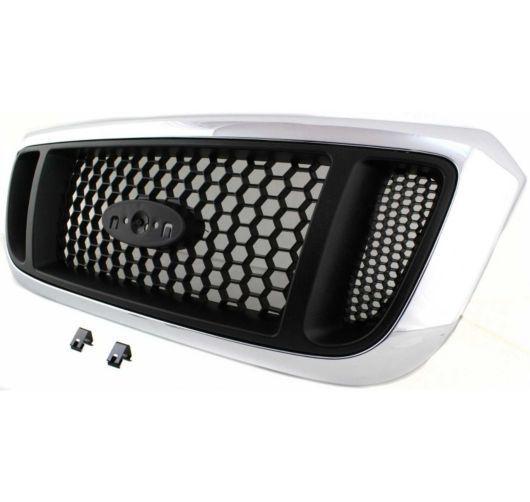 New Grille Assembly Grill Argent shell dark gray insert FO1200453 4L5Z8200EAA, US $50.90, image 3