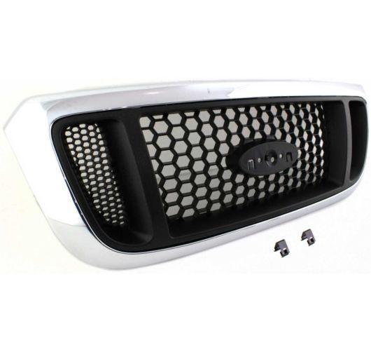 New Grille Assembly Grill Argent shell dark gray insert FO1200453 4L5Z8200EAA, US $50.90, image 4