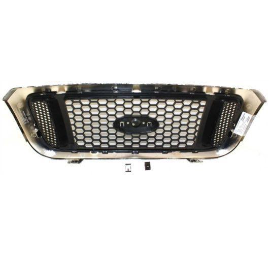 New Grille Assembly Grill Argent shell dark gray insert FO1200453 4L5Z8200EAA, US $50.90, image 5