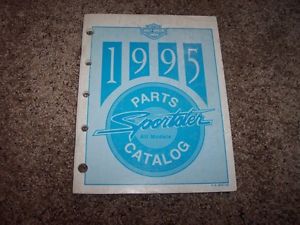 1995 harley davidson sportster xlh 883 1200 hugger sport parts catalog manual