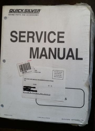 Mercury outboards / mariner service manual 20 jet 20 25 quicksilver remote contr