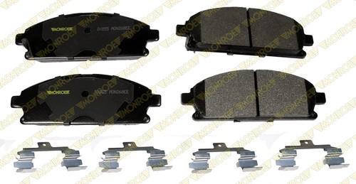 Monroe dx855 brake pad or shoe, front-monroe dynamics brake pad