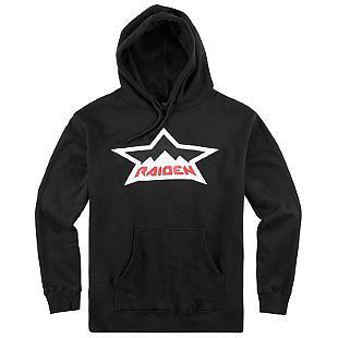 Icon raiden splintered mens pullover hoody black