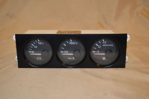 Jdm nissan skyline r32 gtr oem center gauge set batt volts oil temp boost