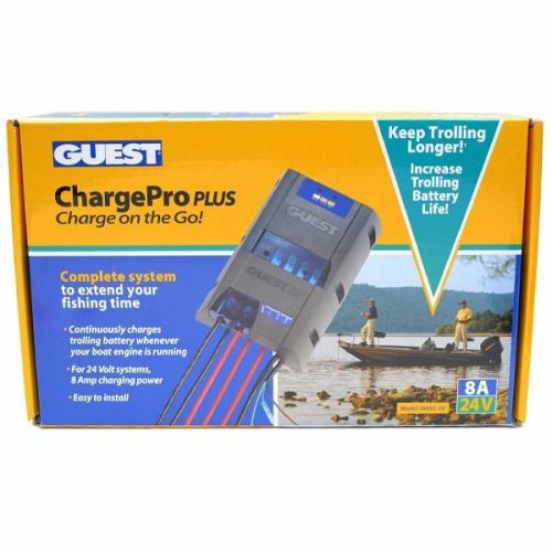 MARINCO GUEST 36082-24 CHARGEPRO PLUS 8A 24V BOAT RV TROLLING BATTERY CHARGER, image 1