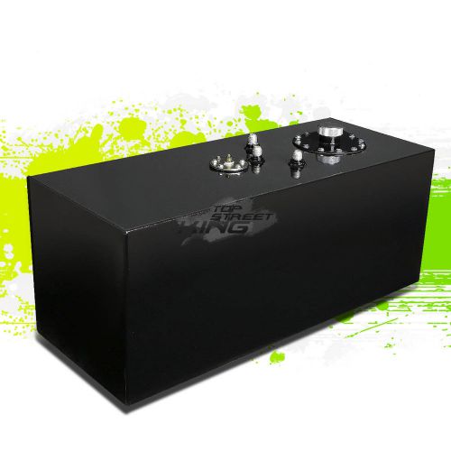19 gallon lightweight black aluminum gas fuel cell tank+ sender 29.75"x12x12"