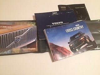 2001 01 volvo cross country v70 complete owner's manual guide kit with case