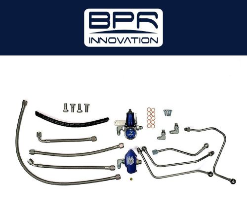 Sinister diesel regulated fuel return kit for ford powerstroke 6.0l sd-fuelreg-6