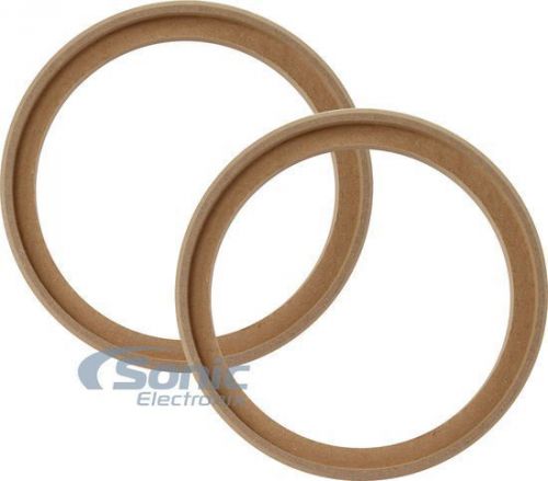 New! audiopipe ring-8gr universal 8&#034; mdf speaker rings w/ grill cutouts