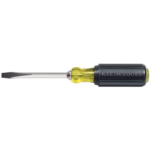 Klein tools 1/4&#034; keystone-tip screwdriver - 4&#034; heavy-duty square-shank -600-4