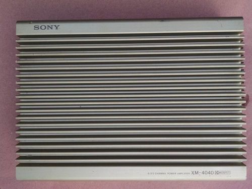 Sony xm-4040 4-3 or 2 channel car amplifier