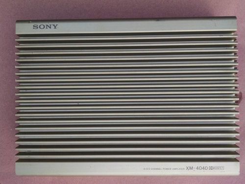 Sony xm-4040 4-3 or 2 channel car amplifier