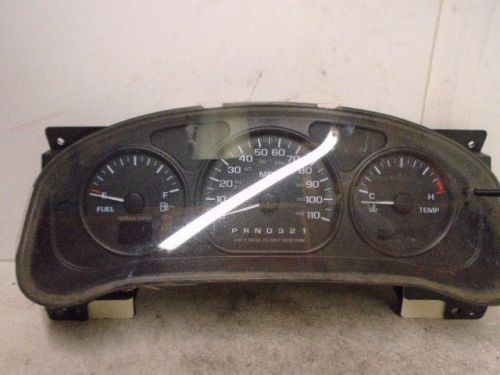 2000 chevy venture van speedometer instrument cluster oem 235k 16259971