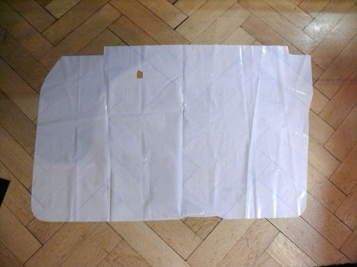 Genuine mercedes door liner / plastic film w123 limo front doors! vintage! nos!