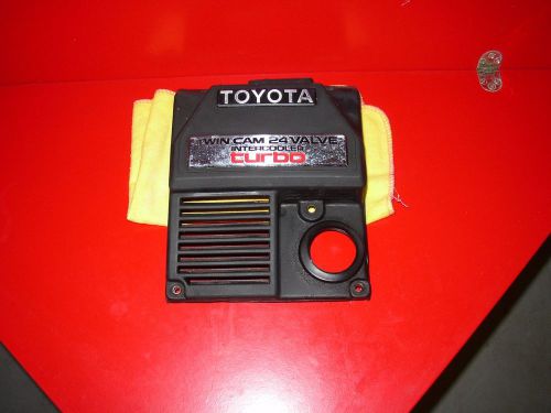 1990 toyota supra turbo valve cam cover trim panel 7mgte