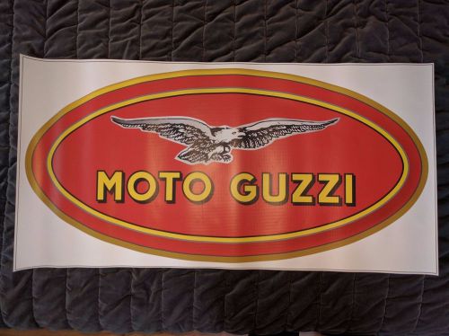 Moto guzzi banner 20"3/4 x 36"1/4