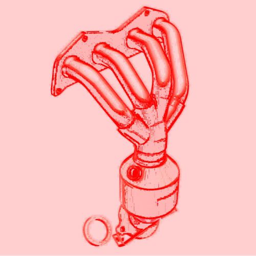 Sell Exhaust Manifold with Integrated Catalytic Converter Federal (Exc