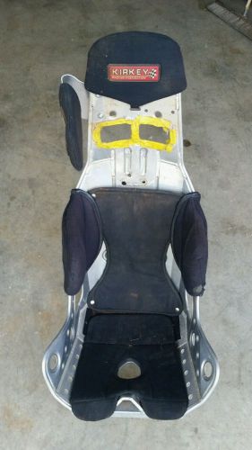 Kirkey 16 inch lite weight alum racing seat dirt late model imca race car