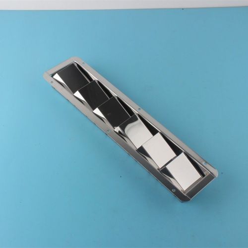 6 louvered engine vents polished stainless steel marine boat bilge vents