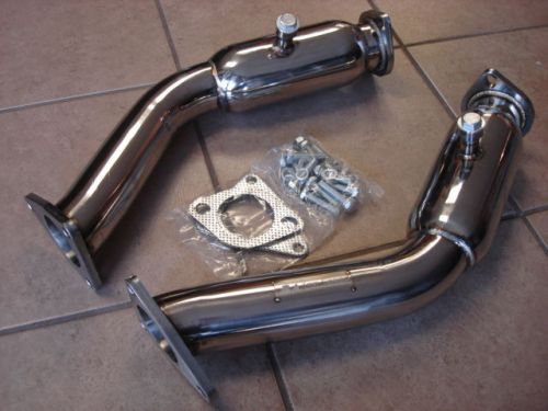 350z z33 vq35hr 3.5l 07-08 performance exhaust resonated test pipe pipes