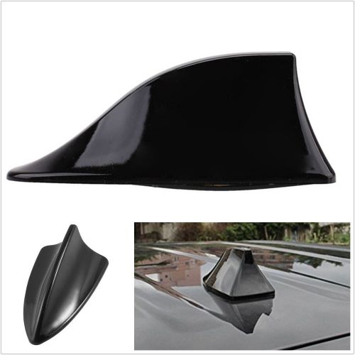 New wireless 3d shark fin shape automobile roof radio am/fm signal antenna black