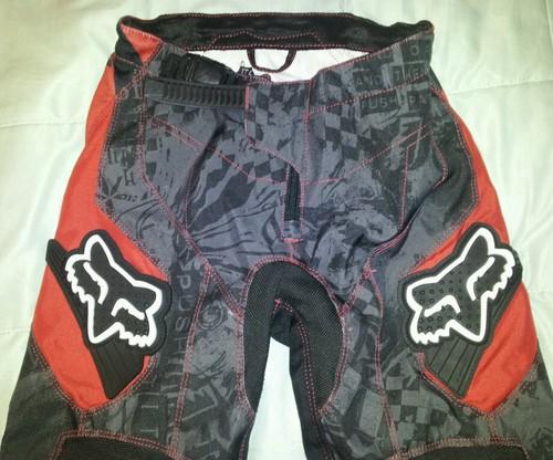 Fox racing 180 youth size 6 (22) motocross atv quad dirt bike riding pants~euc!