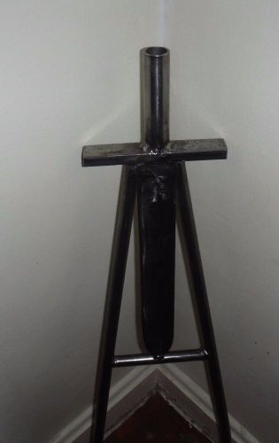 Old school sissy bar with small sword for motorcycle