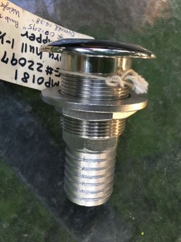 Marine  stainless steel boat scupper valve