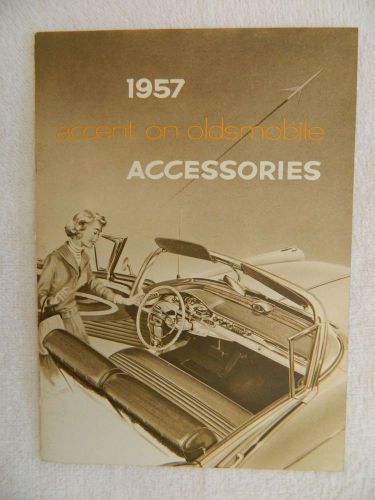 Rare original(not repo) 571957 olds oldsmobile dealer accessories catalog